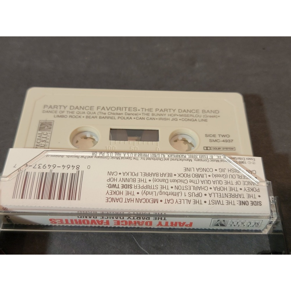 The Party Dance‎ Band Party Dance Favorites Cassette Special Music 1989 - Picture 4 of 4